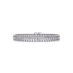 Luxury Round Cut Diamond Tennis Bracelet for Women