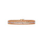 Luxury Round Cut Diamond Tennis Bracelet for Women