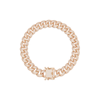 Iced Cuban Link Bracelet | Diamond-Studded Luxury Bracelet for Men & Women