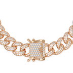 Iced Cuban Link Bracelet | Diamond-Studded Luxury Bracelet for Men & Women