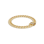 Iced Cuban Link Bracelet | Diamond-Studded Luxury Bracelet for Men & Women