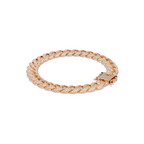 Iced Cuban Link Bracelet | Diamond-Studded Luxury Bracelet for Men & Women