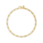 Round & Baguette Diamond Tennis Bracelet | Luxury Bracelet for Men & Women
