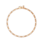 Round & Baguette Diamond Tennis Bracelet | Luxury Bracelet for Men & Women